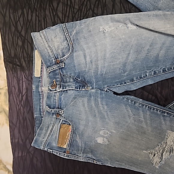 Diesel Grupee-Ankle Super-Slim-Skinny Low Waist - Picture 1 of 6